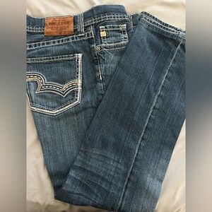 BIG STAR - PIONEER Men’s Bootcut Leg Jeans - Classic Blue